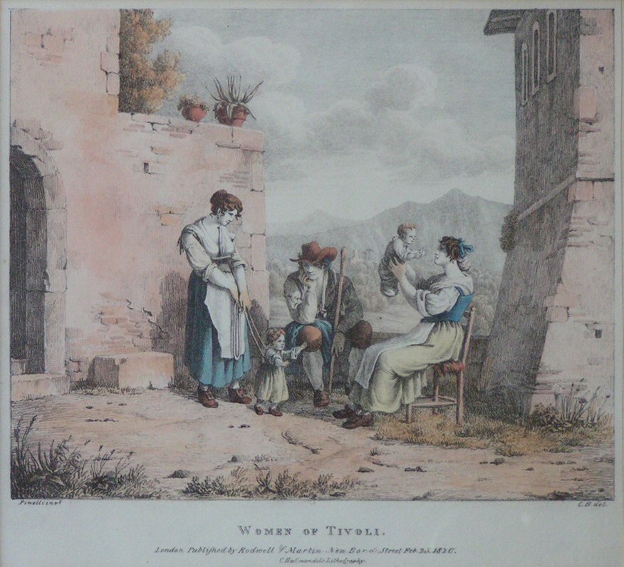 Lithograph - Women of Tivoli